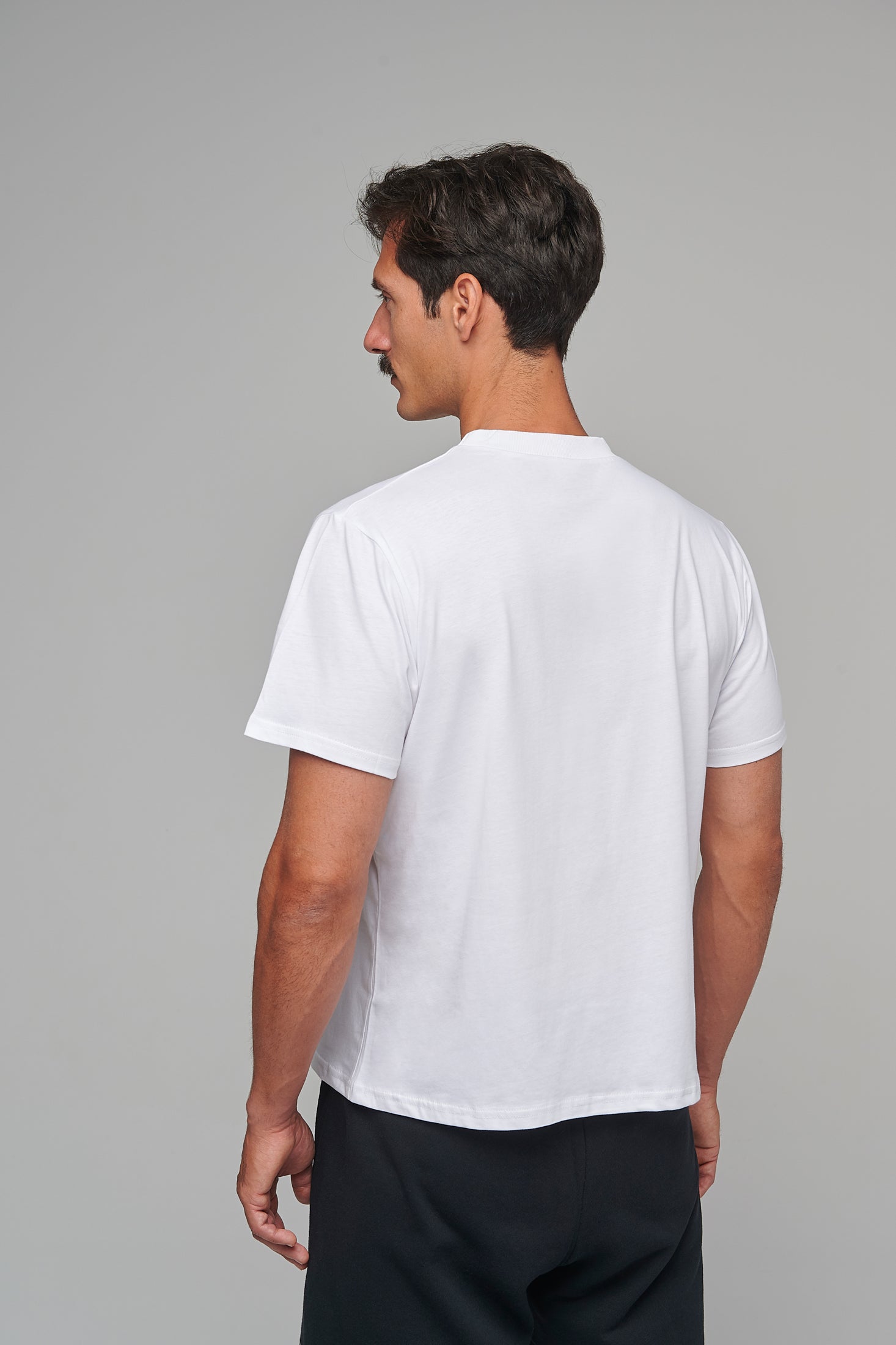 Dorian logo T-shirt White / Black