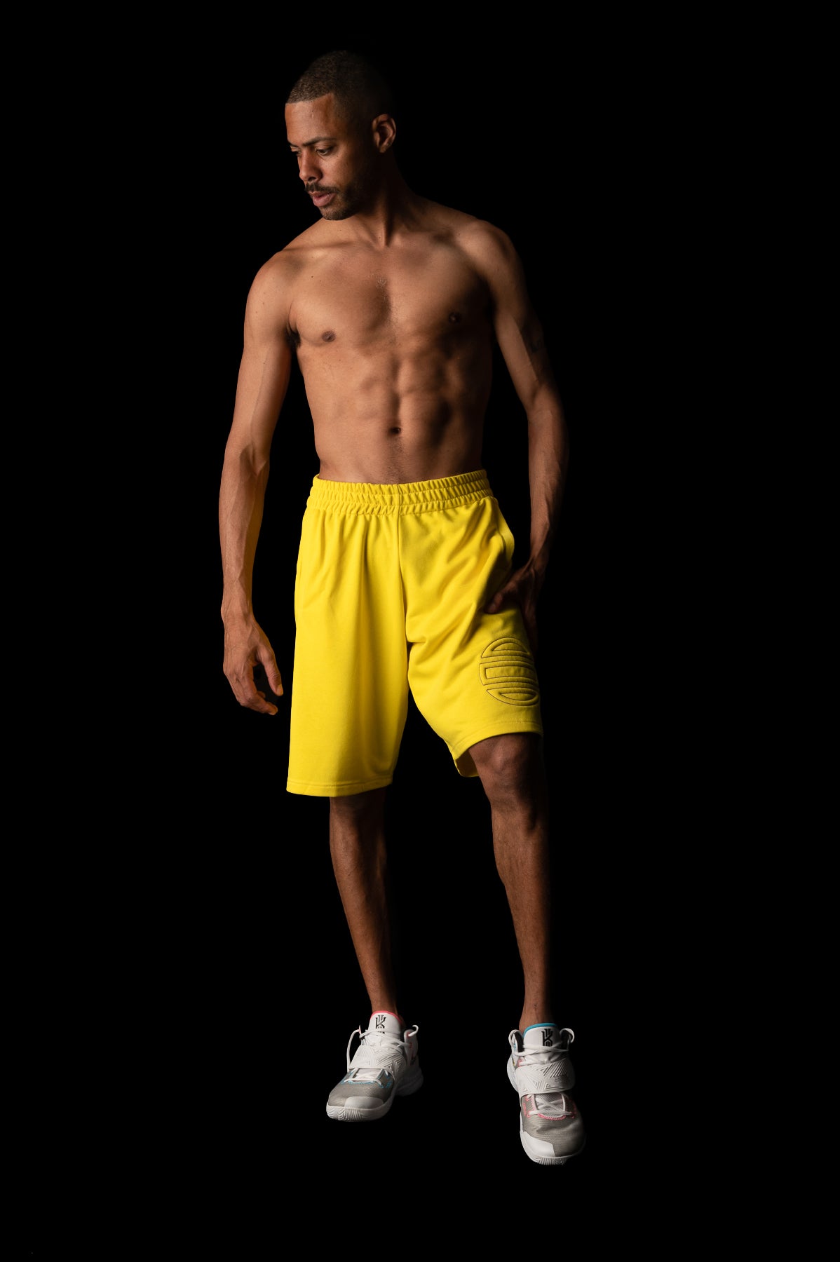 Men’s Shorts Theta minimal Logo / Yellow