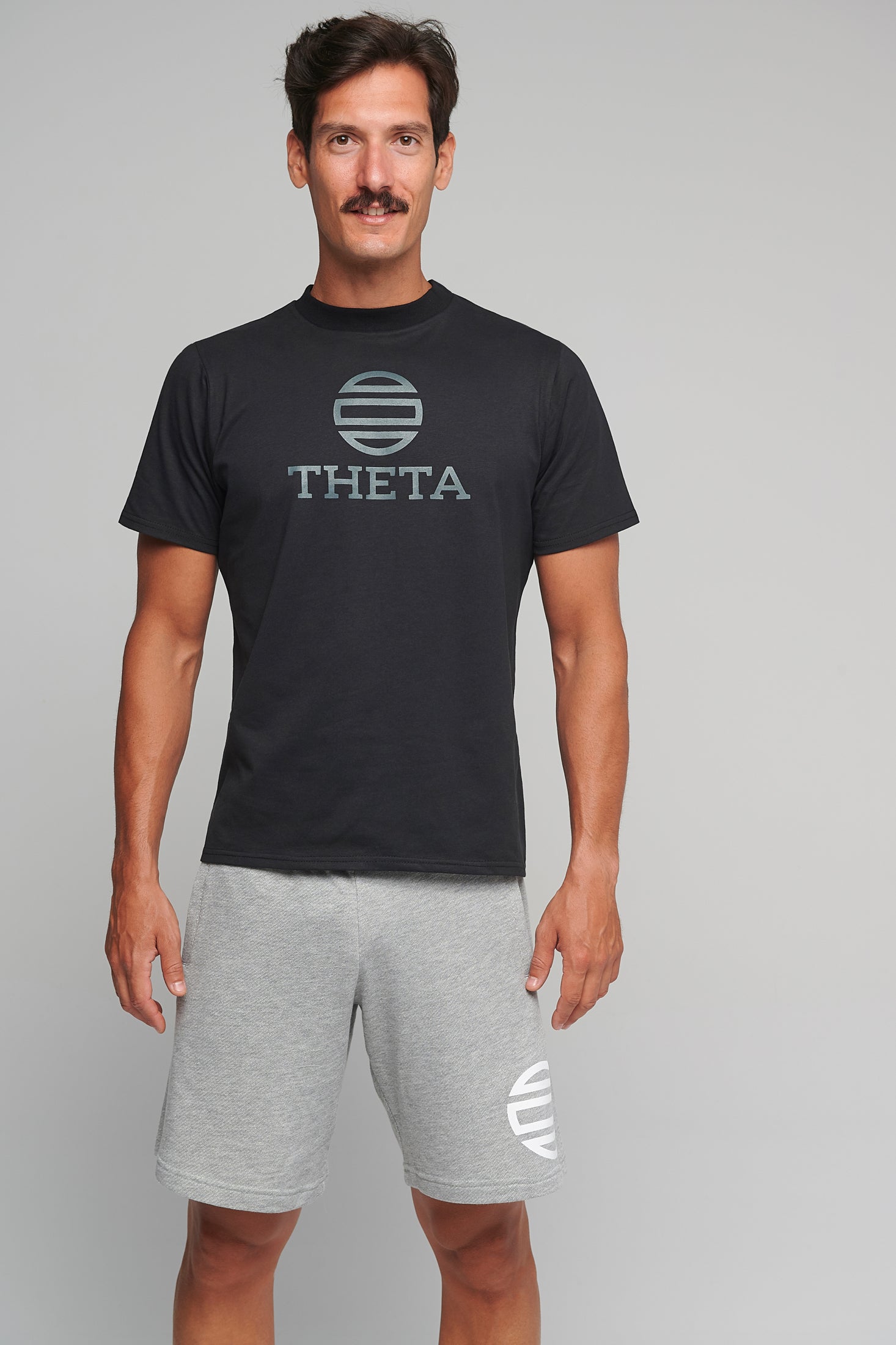 "Theta The beginning" logo T-shirt / White or Black.